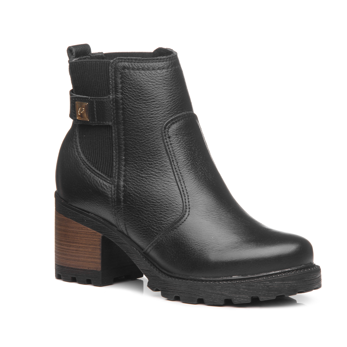BOTIN MUJER PEGADA CASUAL PRETO 281309-05