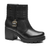 BOTIN MUJER PEGADA CUERO CASUAL PRETO 281311-05