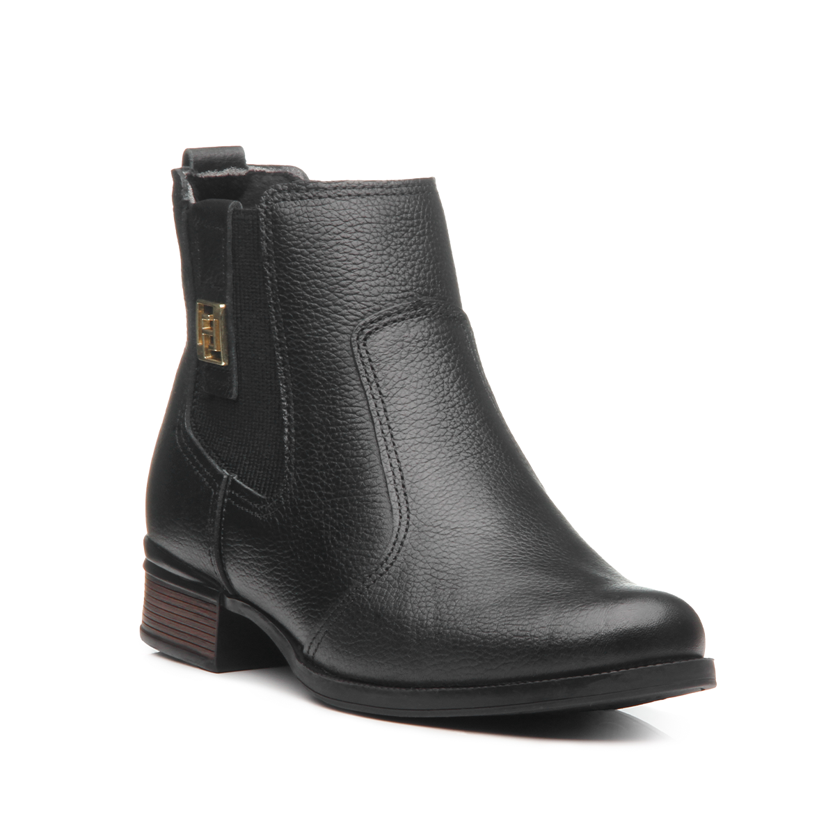 BOTIN MUJER PEGADA CASUAL PRETO 282003-11