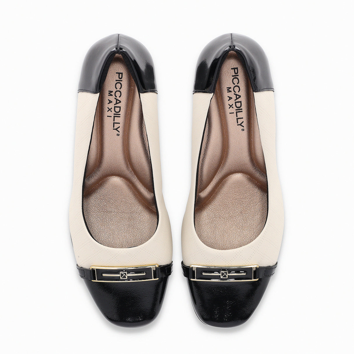 ZAPATO MAXI MUJER PICCADILLY PRETO/OFF WHITE 34400200000001