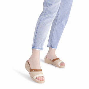 SANDALIA PICCADILLY MASCAVO/BRULE/OFF WHITE 54039800000008 Piccadilly