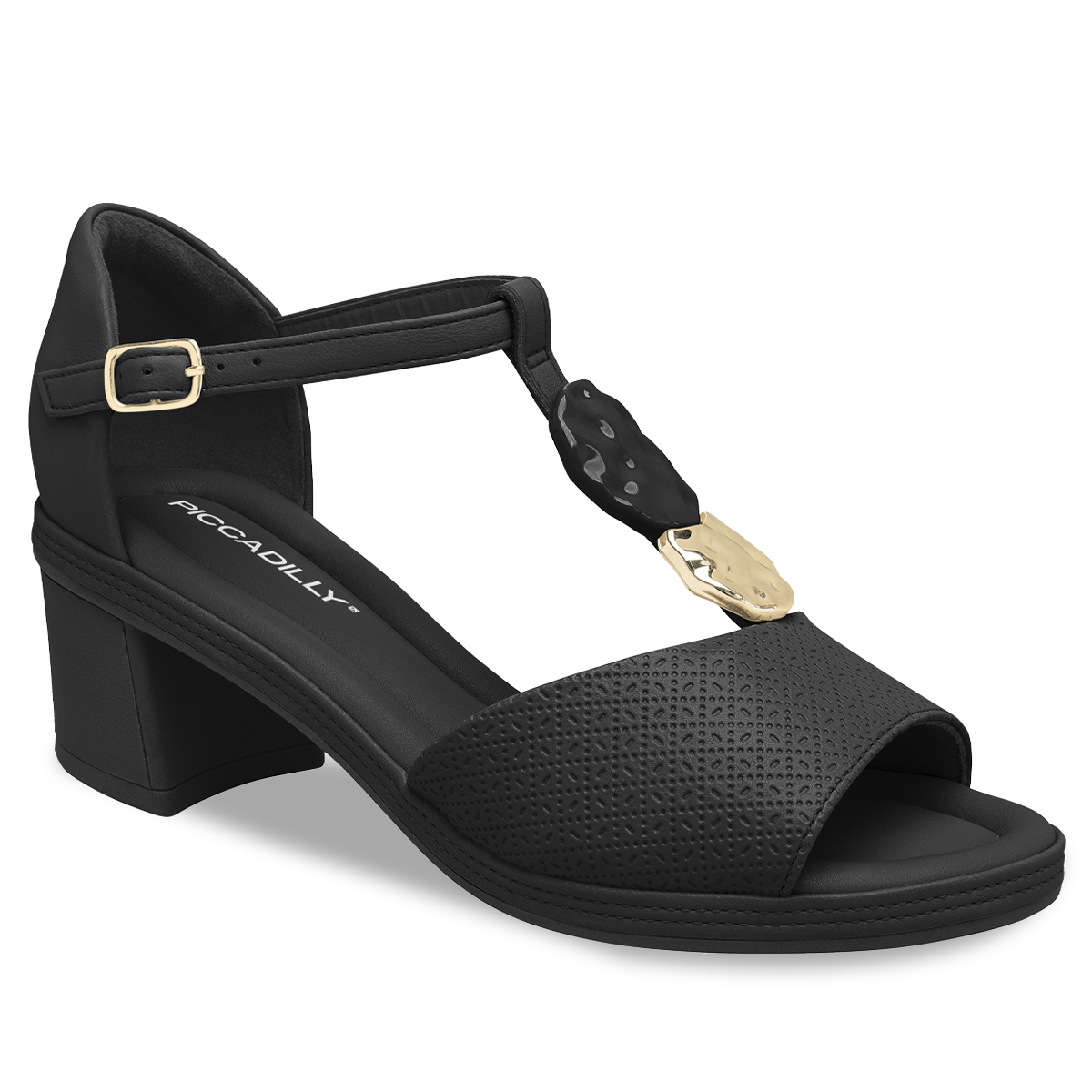 SANDALIA MUJER PICCADILLY VESTIR PRETO 56607800000005