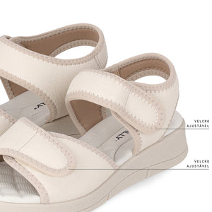 SANDALIA MUJER PICCADILLY CASUAL MARFIM/OFF WHITE 57100300000034