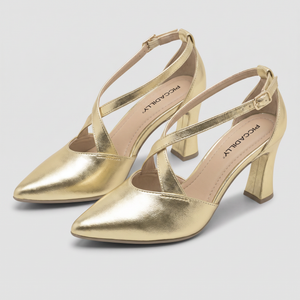 ZAPATO MUJER PICCADILLY VESTIR OURO 74925500000002