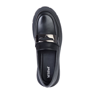 MOCASIN MUJER STHEF NEGRO 7898
