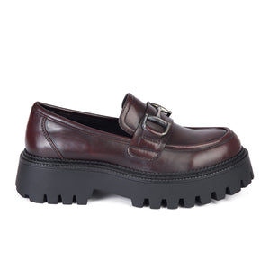 MOCASIN MUJER STHEF BURGUNDY 7920