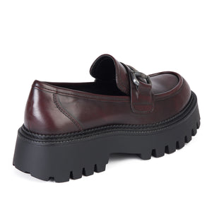 MOCASIN MUJER STHEF BURGUNDY 7920