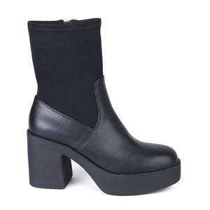 BOTIN MUJER STHEF CASUAL NEGRO 7925