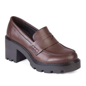 MOCASIN MUJER STHEF MARRON 7926