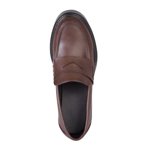 MOCASIN MUJER STHEF MARRON 7926