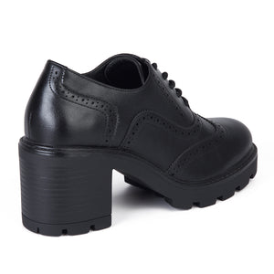 MOCASIN MUJER STHEF NEGRO 7927