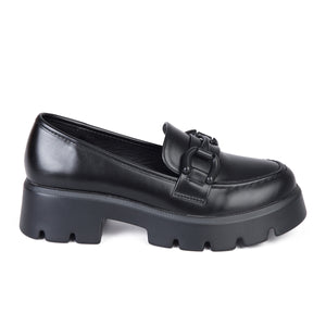 MOCASIN MUJER STHEF NEGRO 7929
