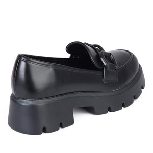 MOCASIN MUJER STHEF NEGRO 7929