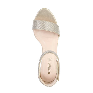SANDALIA MUJER STHEF FIESTA CHAMPAGNE 7934