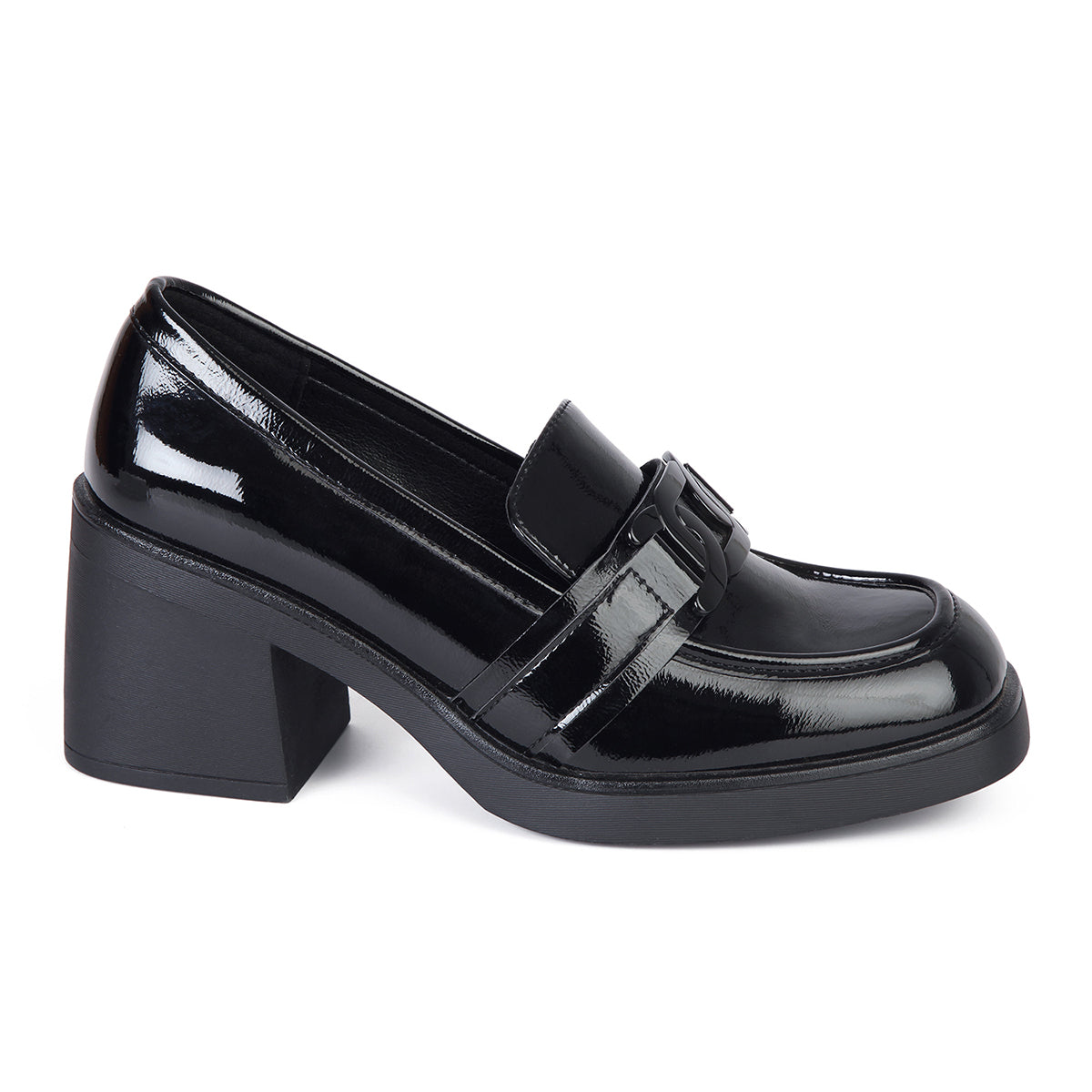MOCASIN MUJER STHEF NEGRO CHAROL 7936