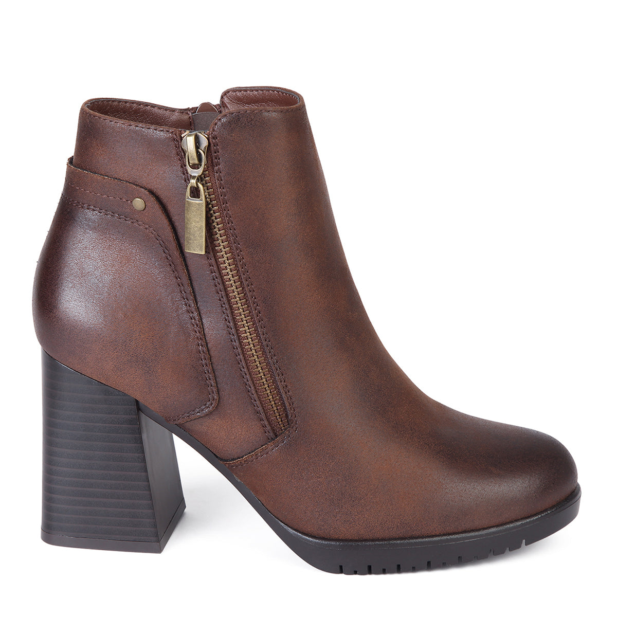 BOTIN MUJER STHEF VESTIR MARRON 7939