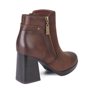 BOTIN MUJER STHEF VESTIR MARRON 7939