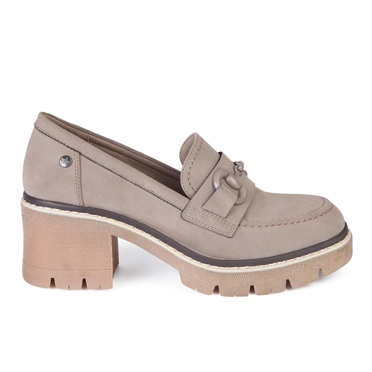 MOCASIN MUJER STHEF BEIGE 7948