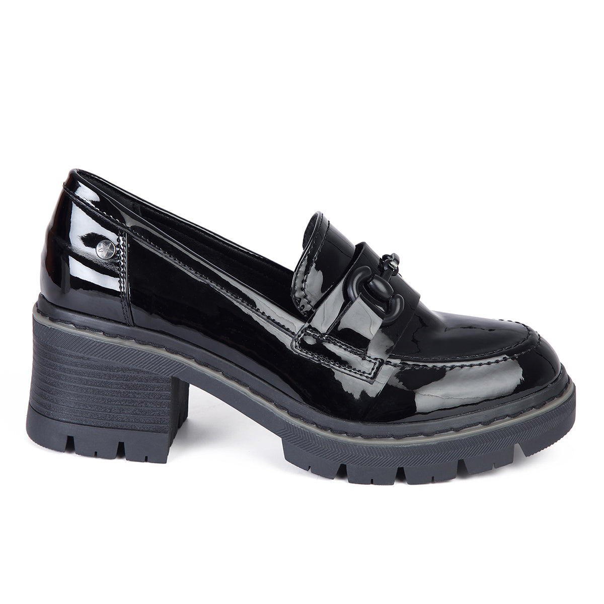 MOCASIN MUJER STHEF NEGRO CHAROL 7948