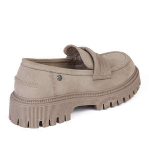 MOCASIN MUJER STHEF BEIGE 7949