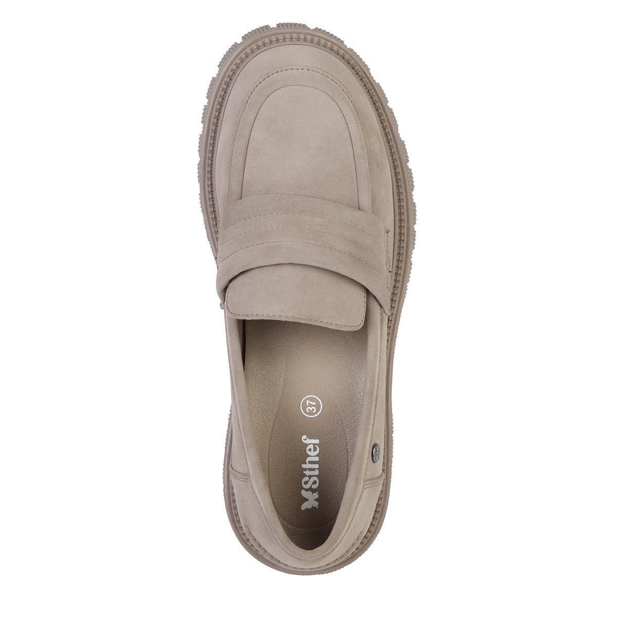MOCASIN MUJER STHEF BEIGE 7949