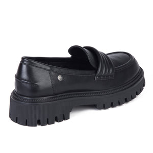 MOCASIN MUJER STHEF NEGRO  7949