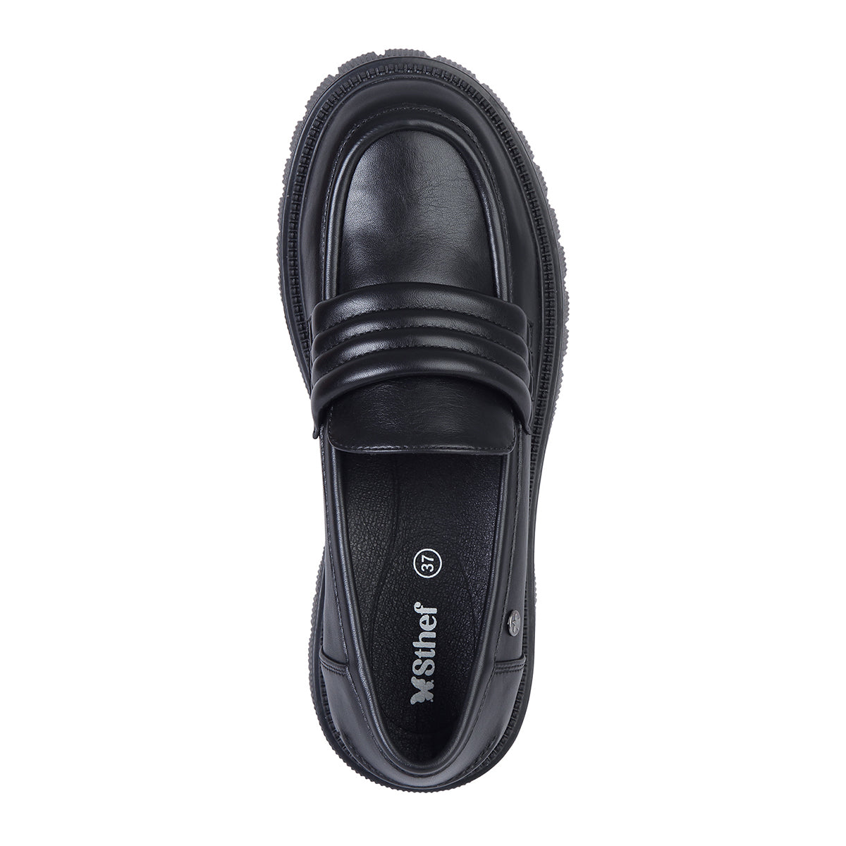 MOCASIN MUJER STHEF NEGRO  7949