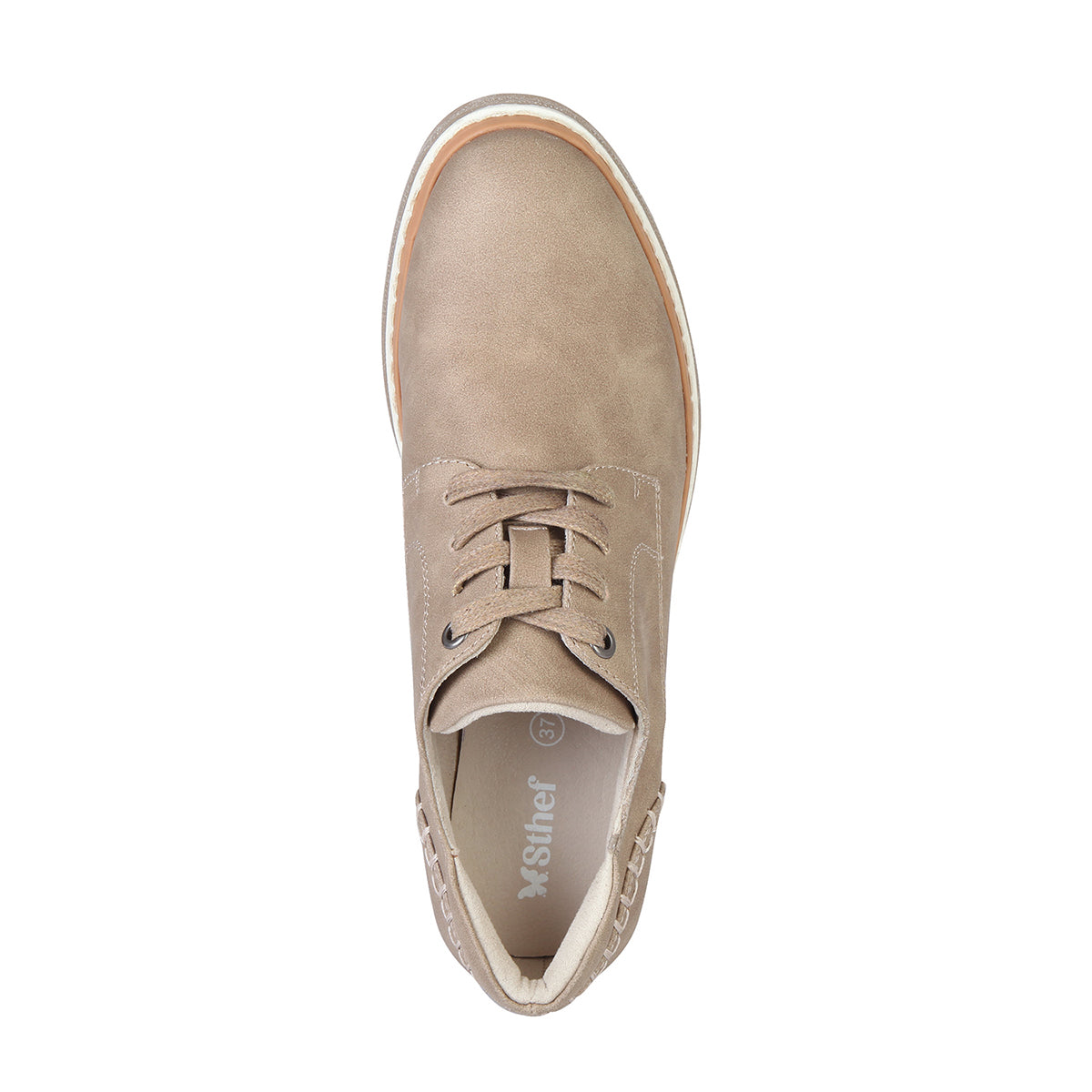 MOCASIN MUJER STHEF BEIGE 7952