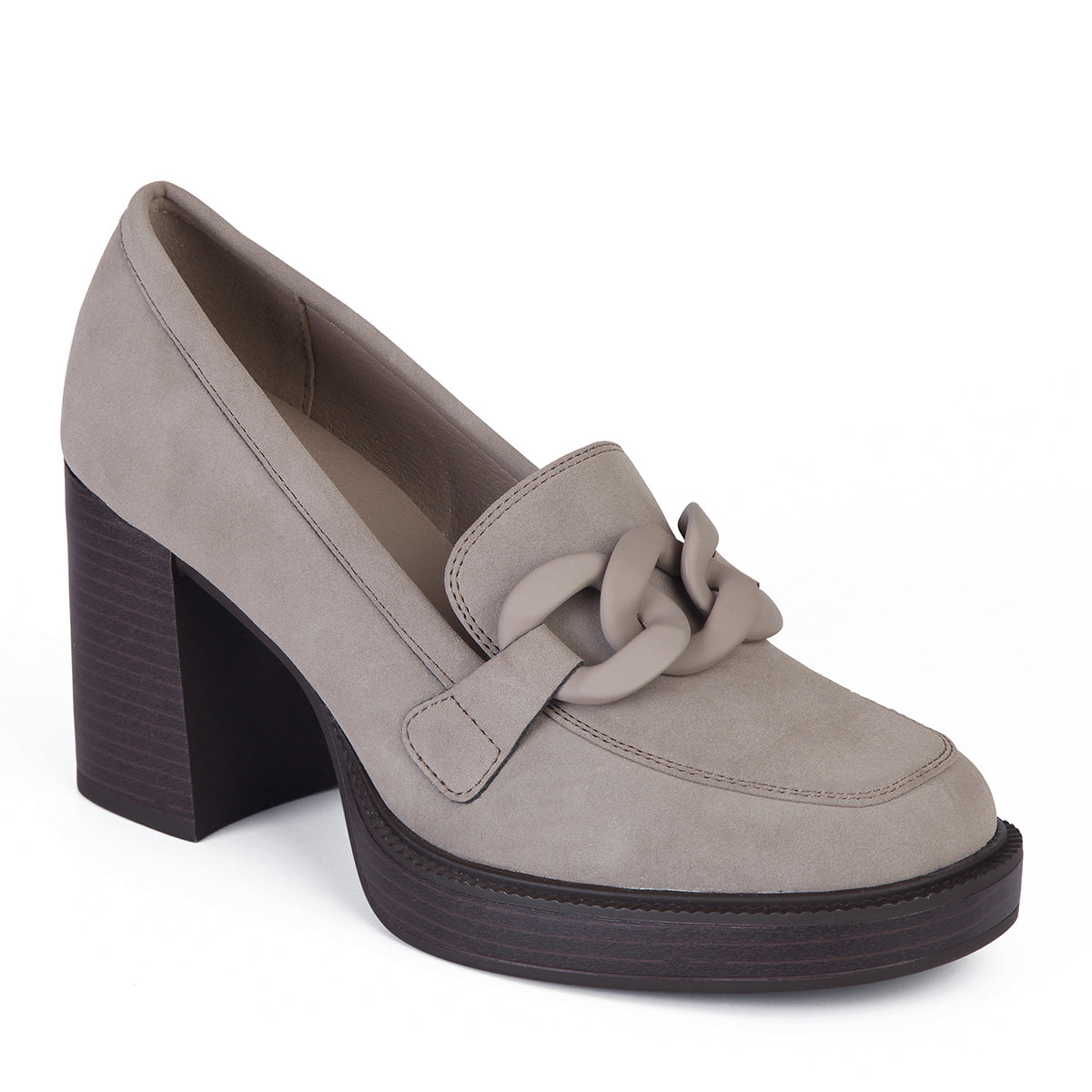 MOCASIN MUJER STHEF TAUPE 7953