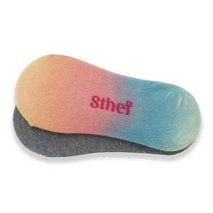 MEDIAS PACK DE 02 UNDS STHEF GRIS/MULTICOLOR 7963