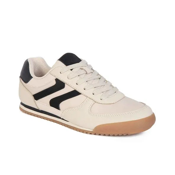 Zapatilla Casual de Mujer Beige Ligera y Combinable 1129004