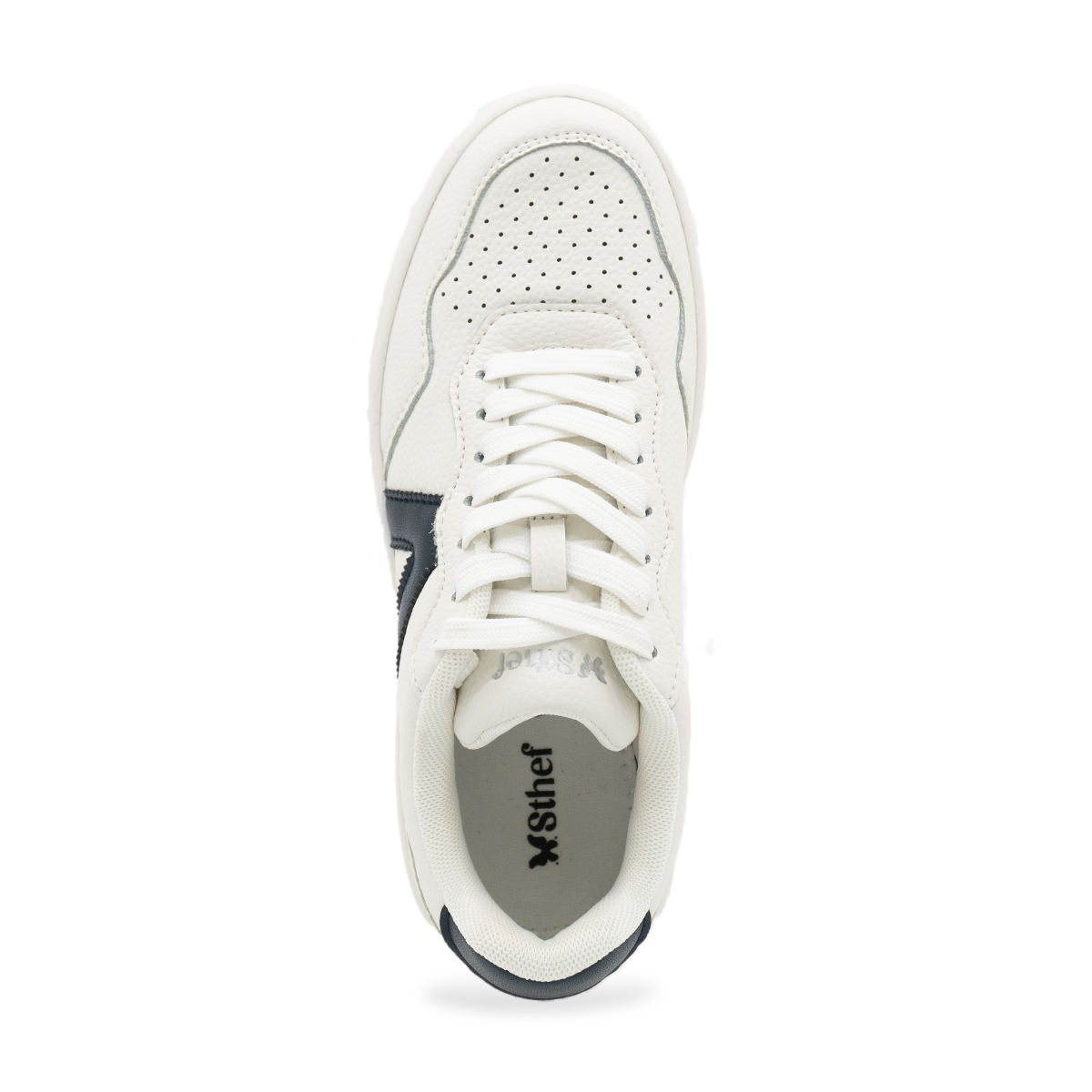 ZAPATILLA MUJER STHEF CASUAL BLANCO/AZUL 8143 Sthef