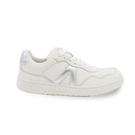 ZAPATILLA MUJER STHEF CASUAL BLANCO/PLATA 8143 Sthef
