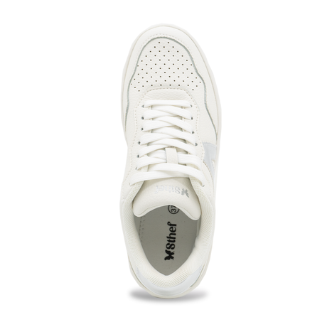 ZAPATILLA MUJER STHEF CASUAL BLANCO/PLATA 8143 Sthef