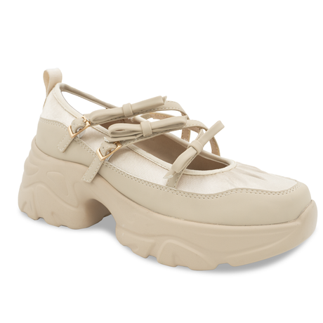 ZAPATO MUJER STHEF CASUAL BEIGE 8156 Sthef