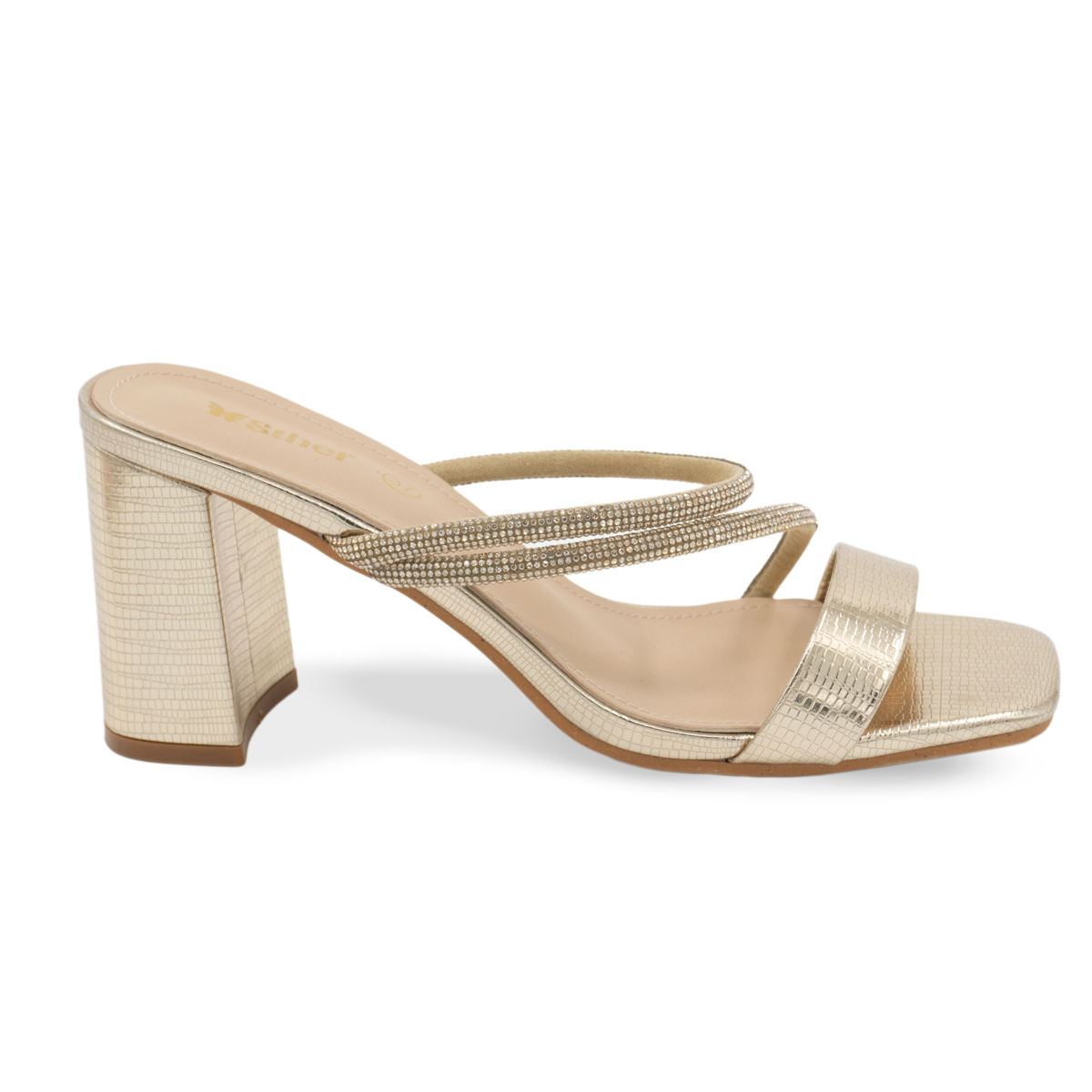 SANDALIA MUJER STHEF FIESTA DORADO 8158