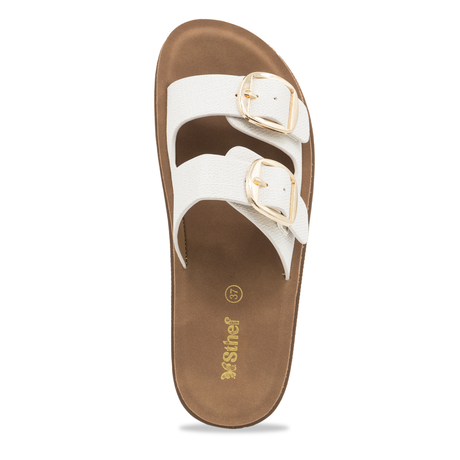SANDALIA MUJER STHEF CASUAL BLANCO 8161 Sthef