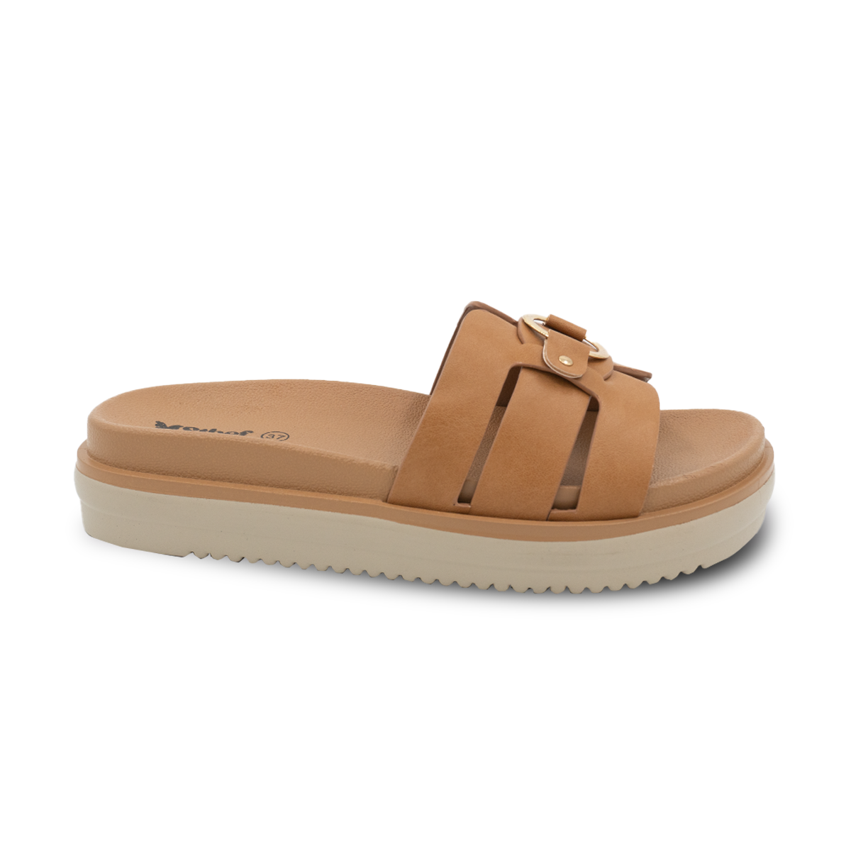 SANDALIA MUJER STHEF CASUAL MARRON 8162