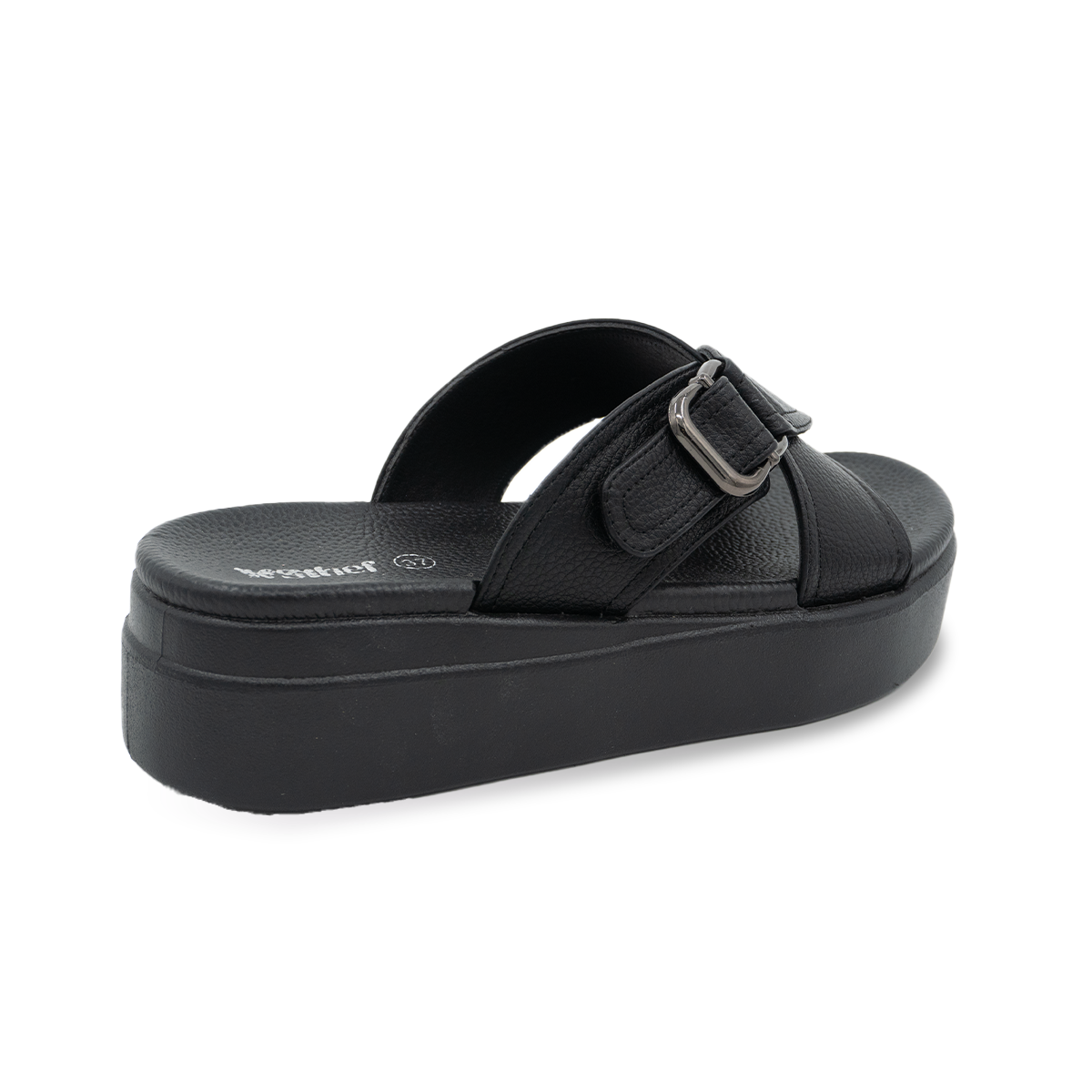SANDALIA MUJER STHEF CASUAL NEGRO 8163