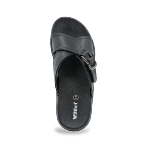 SANDALIA MUJER STHEF CASUAL NEGRO 8163