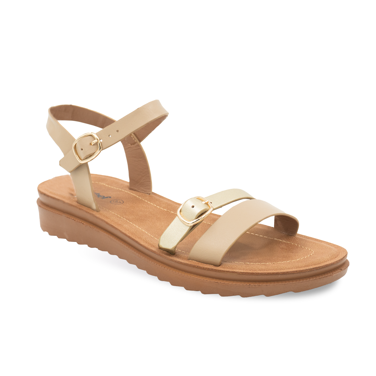 SANDALIA MUJER STHEF CASUAL BEIGE 8164
