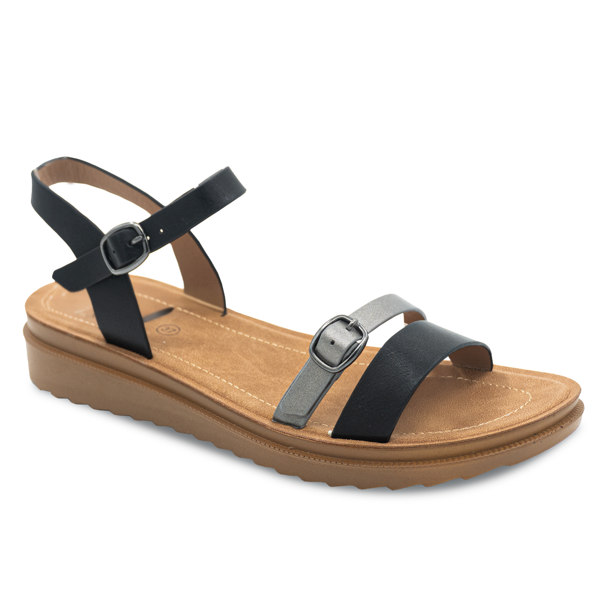 SANDALIA MUJER STHEF CASUAL NEGRO 8164