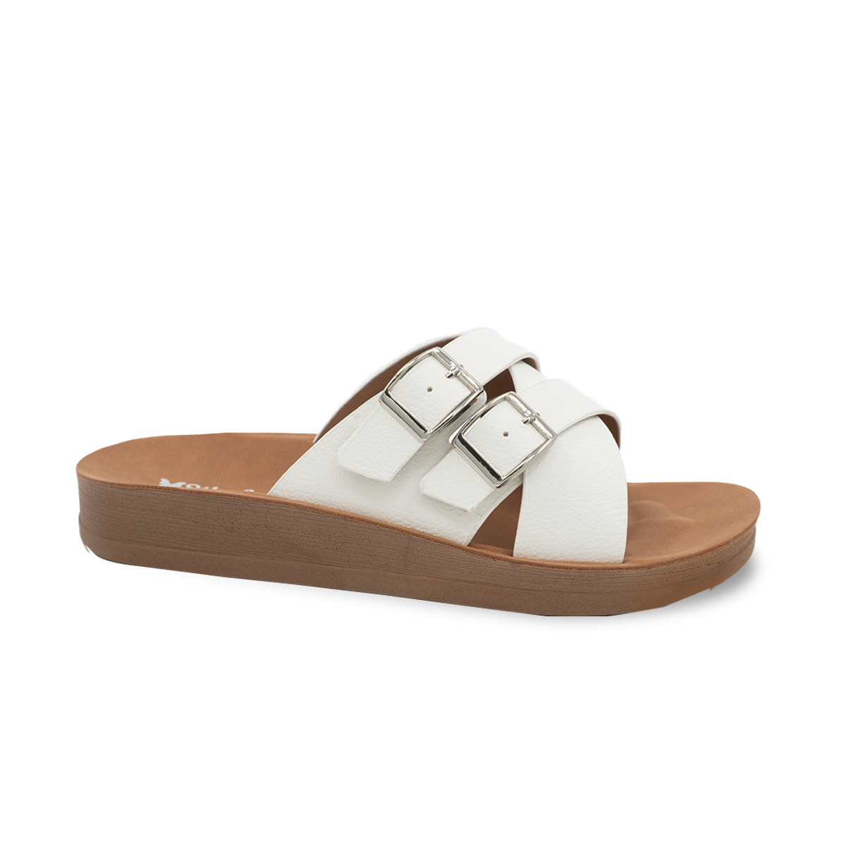 SANDALIA MUJER STHEF CASUAL BLANCO 8166