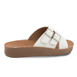 SANDALIA MUJER STHEF CASUAL BLANCO 8166