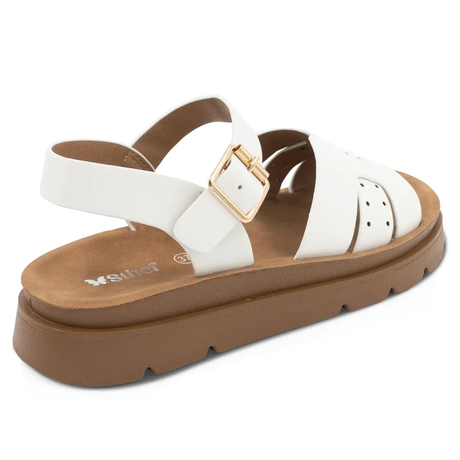 SANDALIA MUJER STHEF CASUAL BLANCO 8167 Sthef