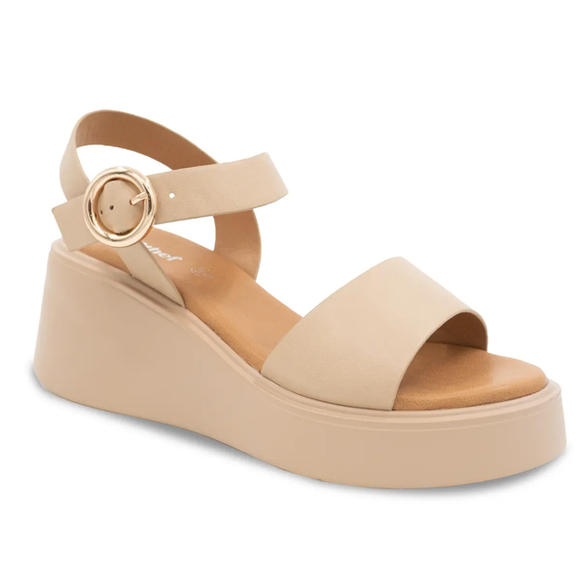 SANDALIA MUJER STHEF CASUAL BEIGE 8170 Sthef