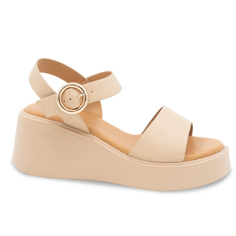 SANDALIA MUJER STHEF CASUAL BEIGE 8170 Sthef