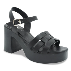 SANDALIA MUJER STHEF CASUAL NEGRO 8171 Sthef