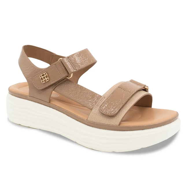 SANDALIA MUJER STHEF CASUAL BEIGE 8173 Sthef
