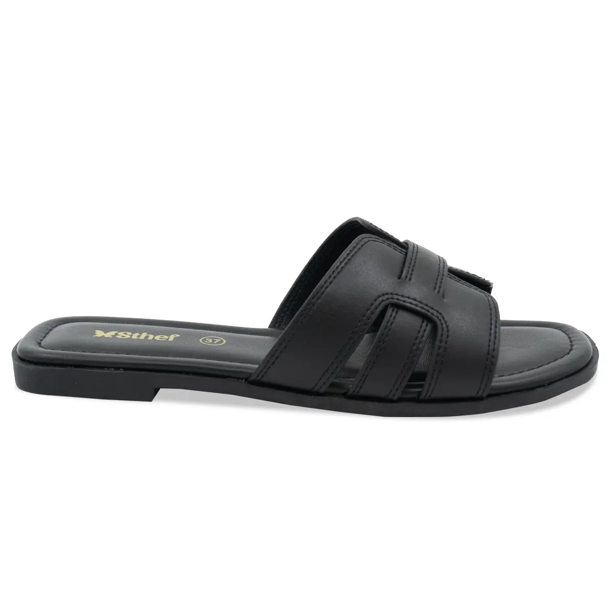 SANDALIA MUJER STHEF CASUAL NEGRO 8174 Sthef